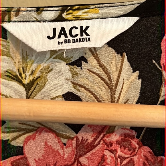 Jack by BB Dakota Black Floral Dress - Picture 2 of 7